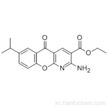 에틸 2- 아미노 -7- 이소 프로필 -5- 옥소 -5H- 크로메 노 [2,3-b] 피리딘 -3- 카르 복실 레이트 CAS 68301-99-5
